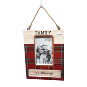 Spinning Frame Ornament - Family