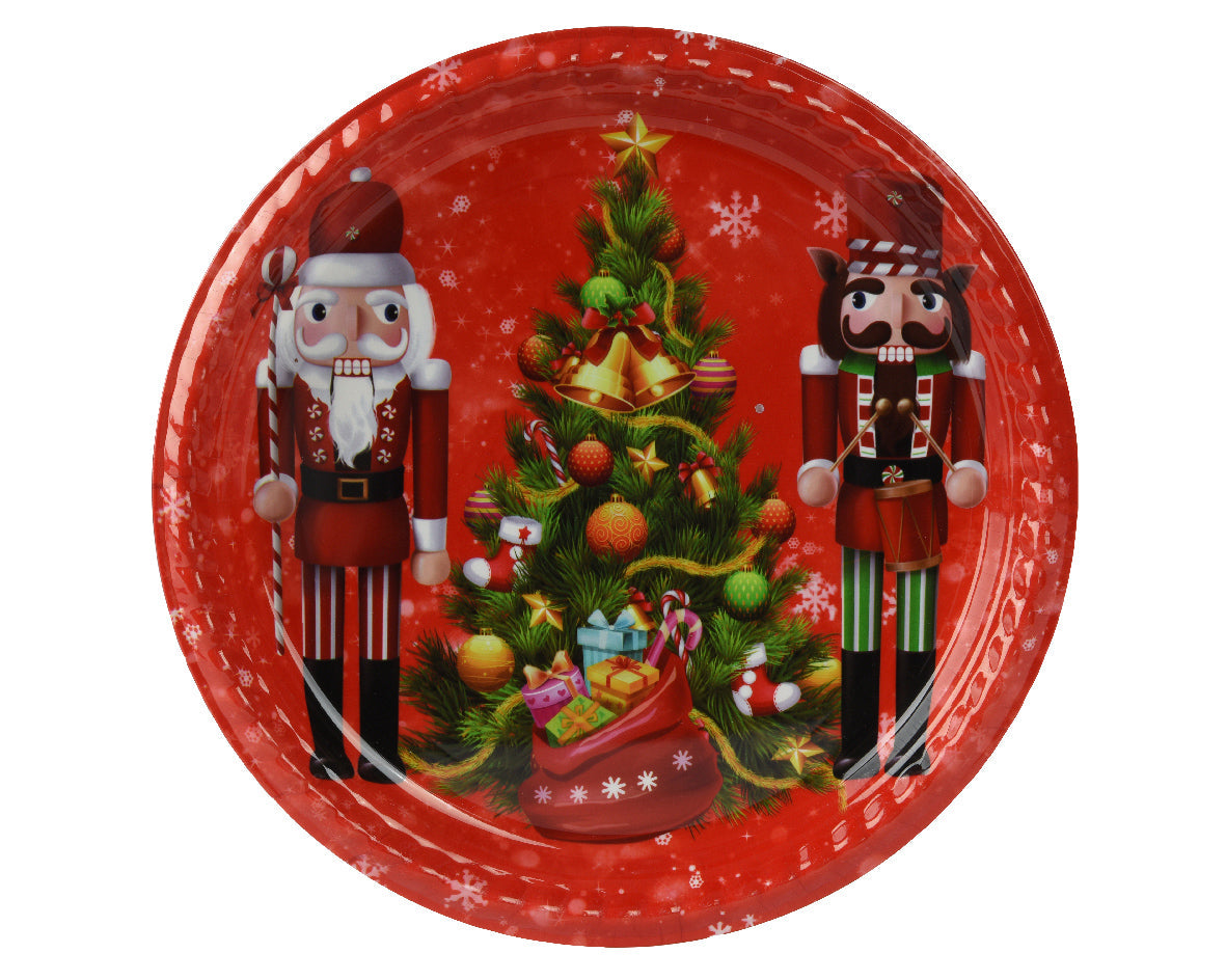 Nutcracker Christmas Decorative Plate - 11 Inches