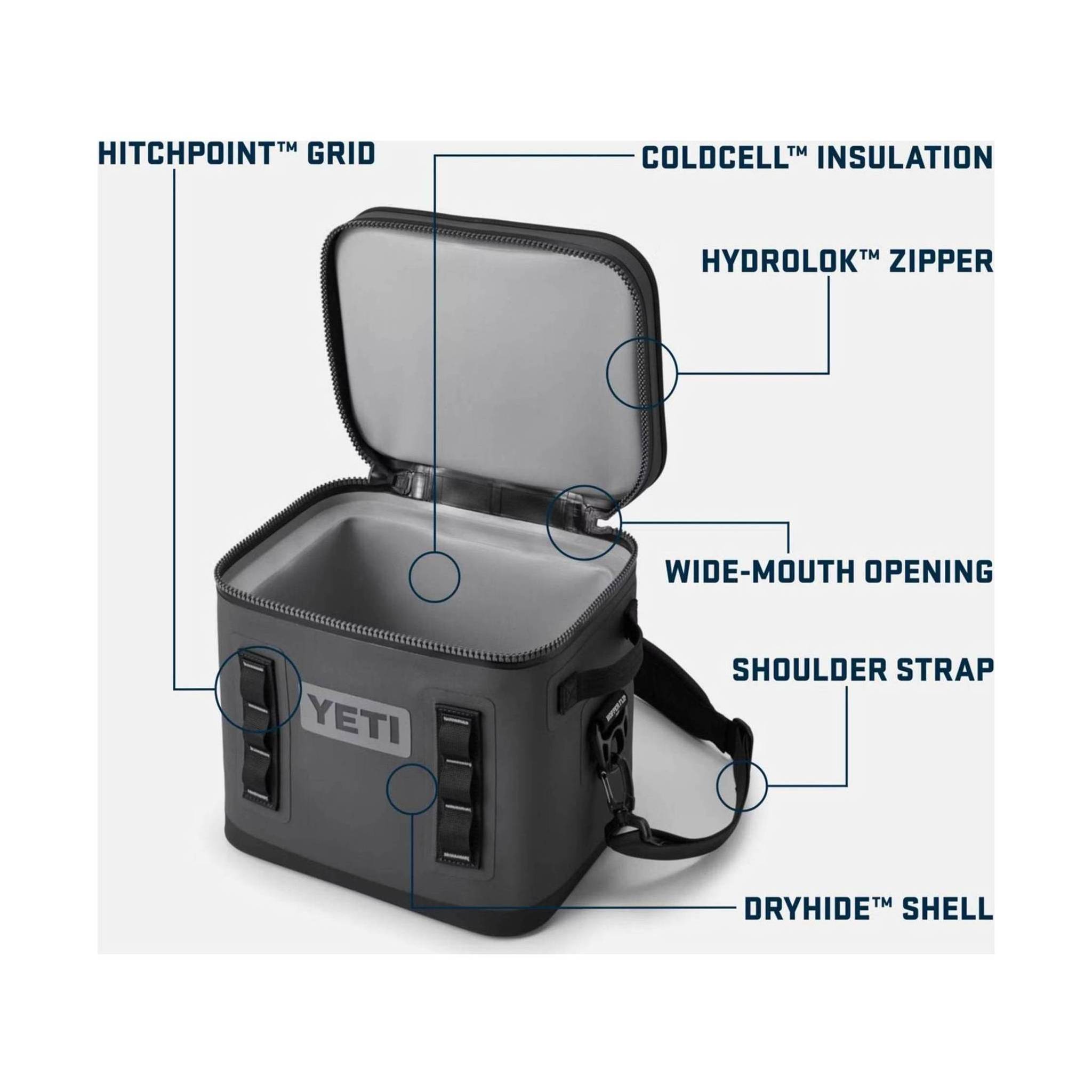 YETI Hopper Flip 12 Soft Cooler - Charcoal by Lenny's Shoe & Apparel