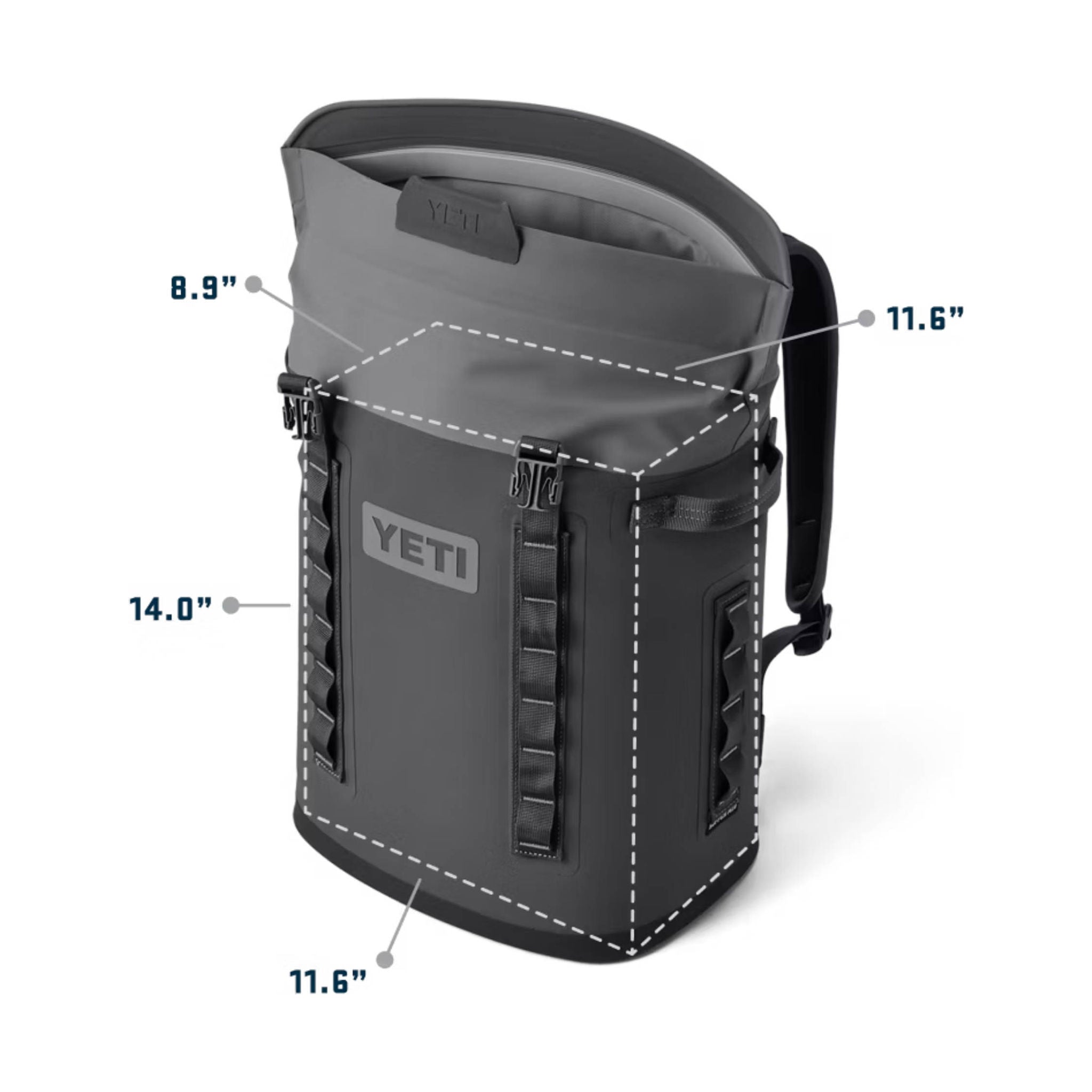 YETI M20 Hopper Backpack Soft Cooler - Navy by Lenny's Shoe & Apparel