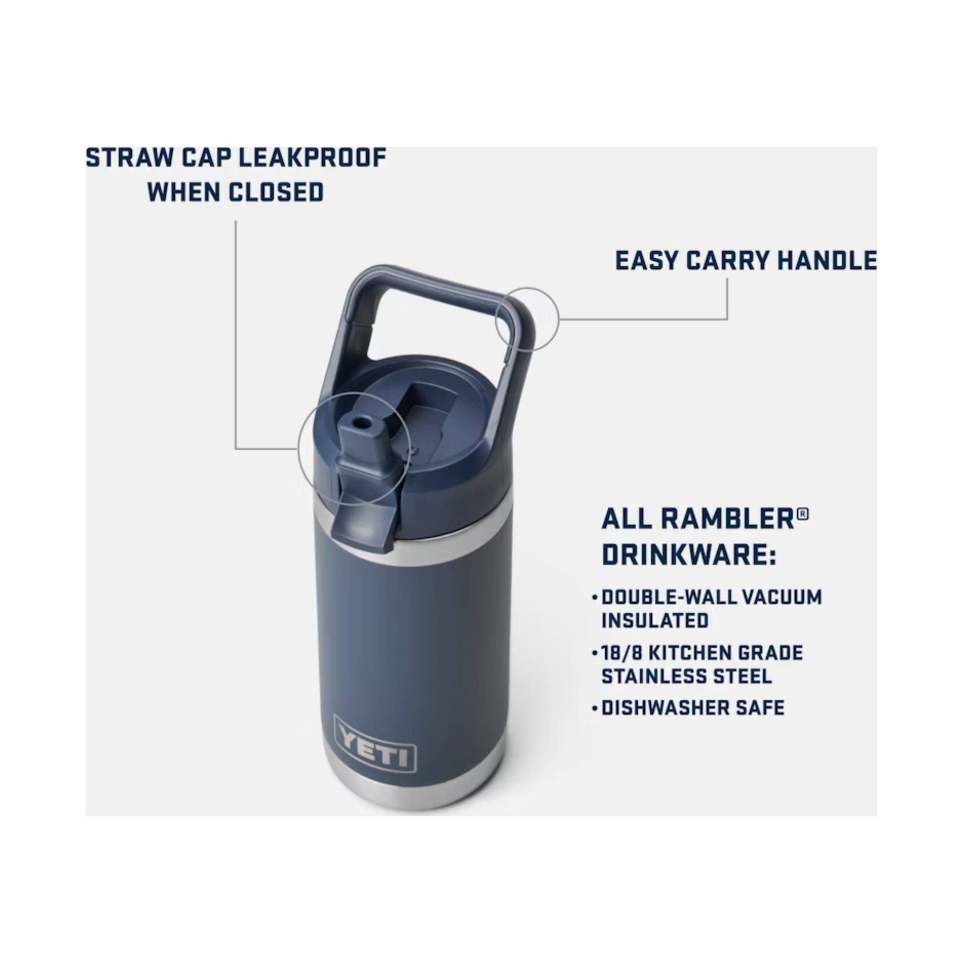 YETI Rambler JR 12 oz Kids' Water Bottle - Ultramarine Violet by Lenny's Shoe & Apparel