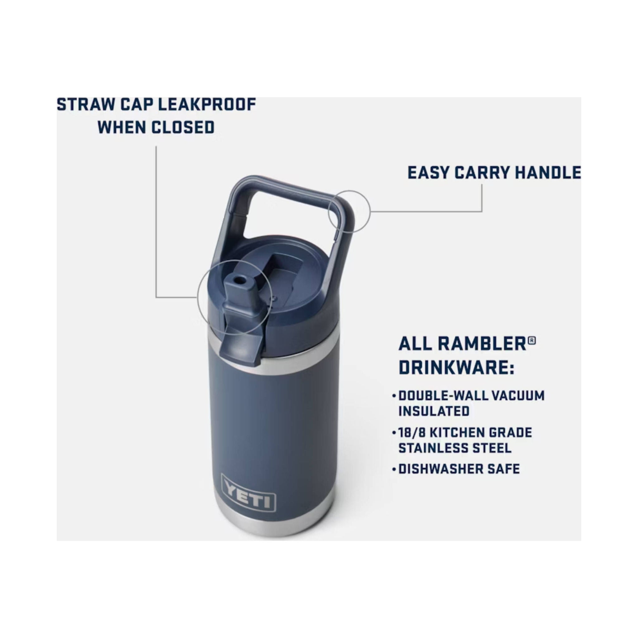 YETI Rambler JR 12 oz Kids' Water Bottle - Ultramarine Violet by Lenny's Shoe & Apparel