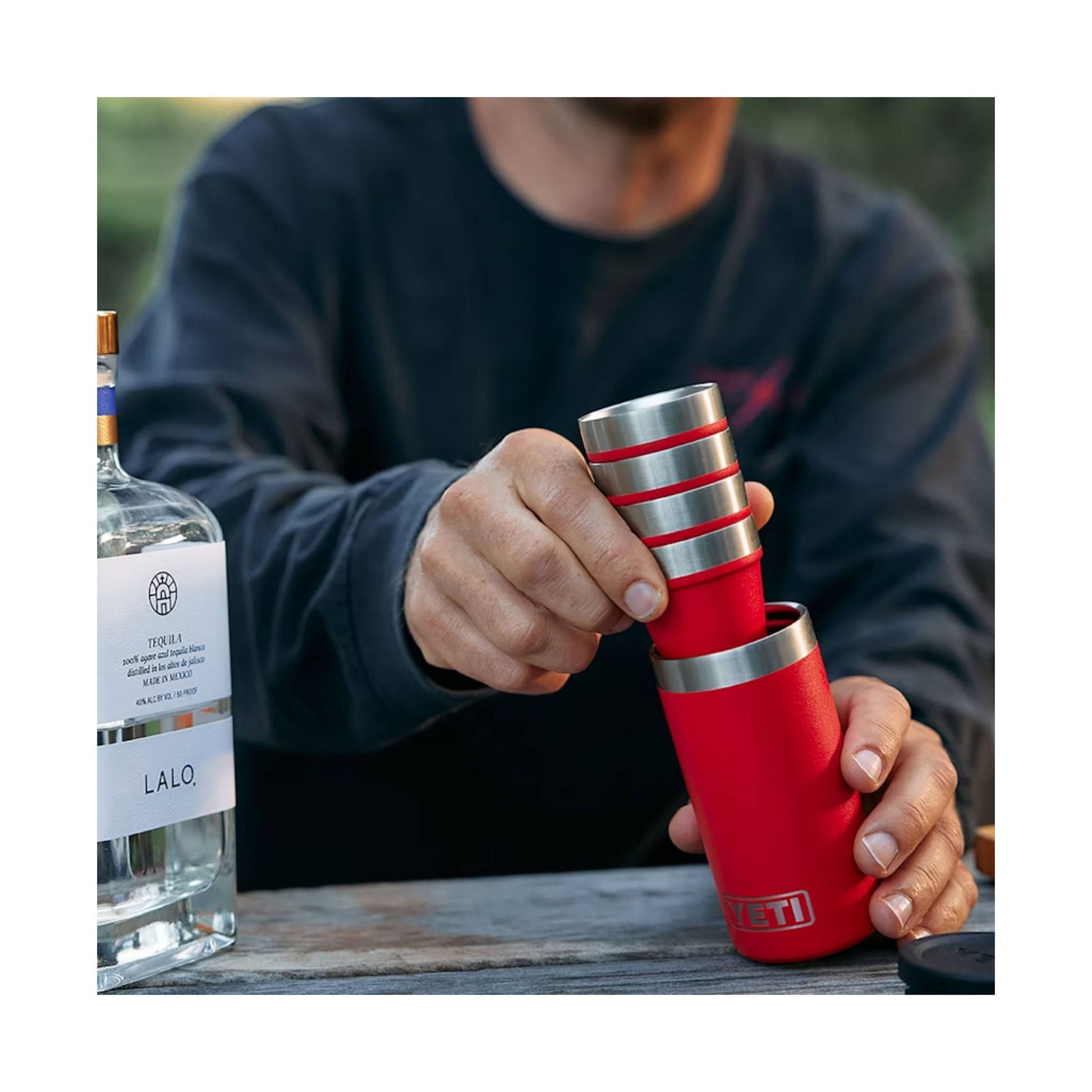 YETI Shot Glasses and Case - Black by Lenny's Shoe & Apparel