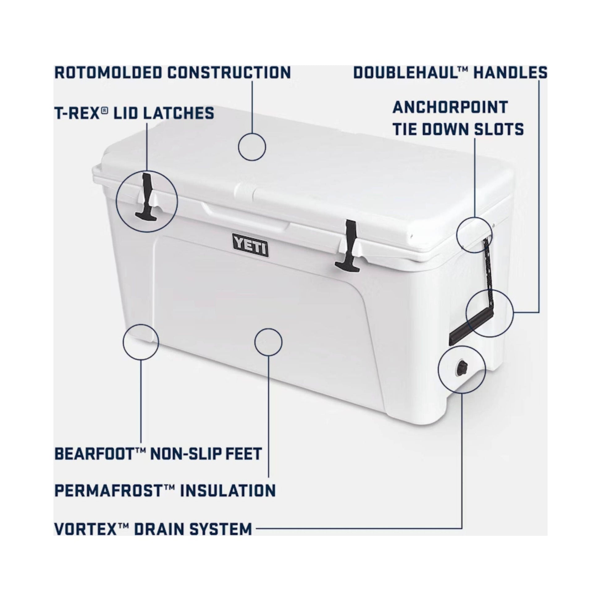 YETI Tundra 110 Hard Cooler - White by Lenny's Shoe & Apparel