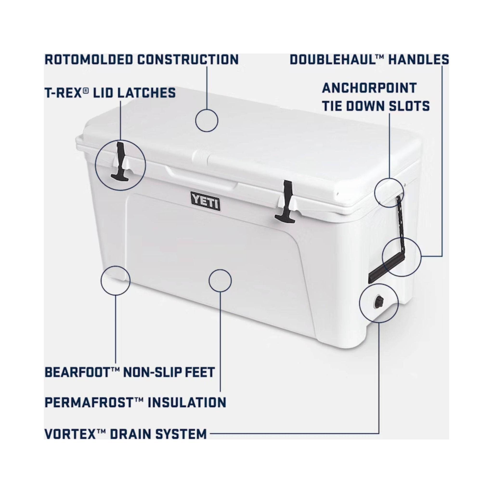 YETI Tundra 110 Hard Cooler - White by Lenny's Shoe & Apparel