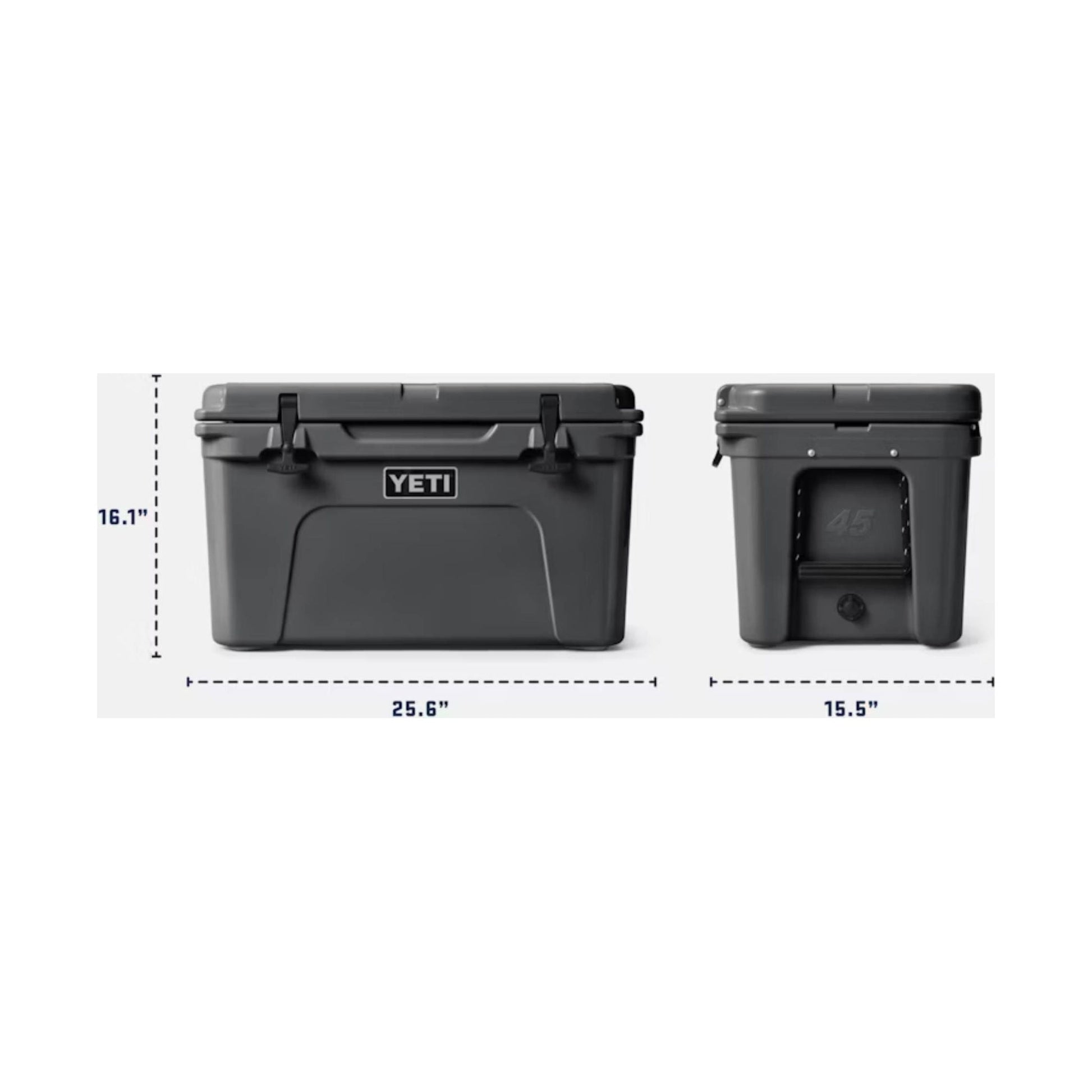 YETI Tundra 45 Hard Cooler - Charcoal by Lenny's Shoe & Apparel