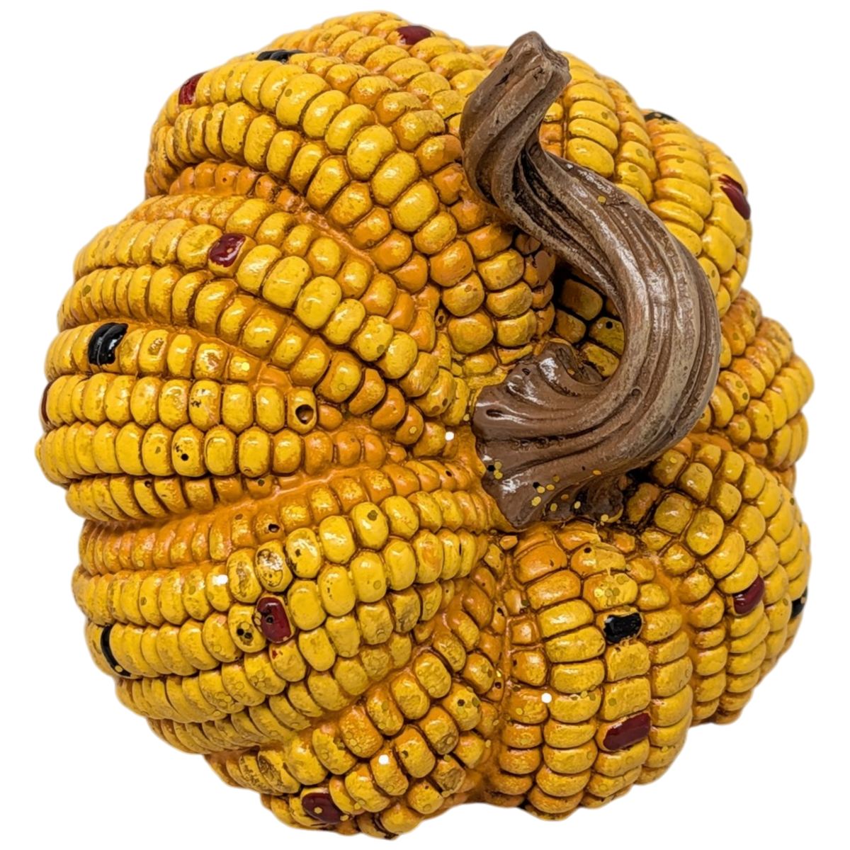 Harvest Corn Resin Pumpkin -