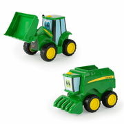 John Deere Farmin Friends 2 Toy Set - Johnny Tractor and Corey Combine