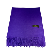 Purple Cashmere Scarf