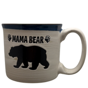 Mama Bear - Drip Glaze Mug - Ocean Blue