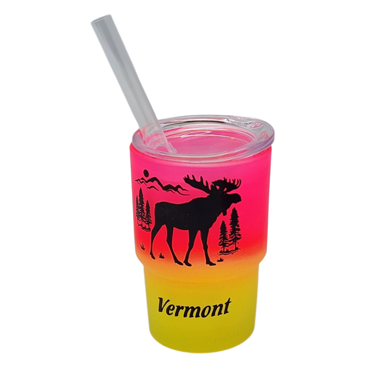 Vermont Glass Moose 2oz Shooter - Sunset Fizz