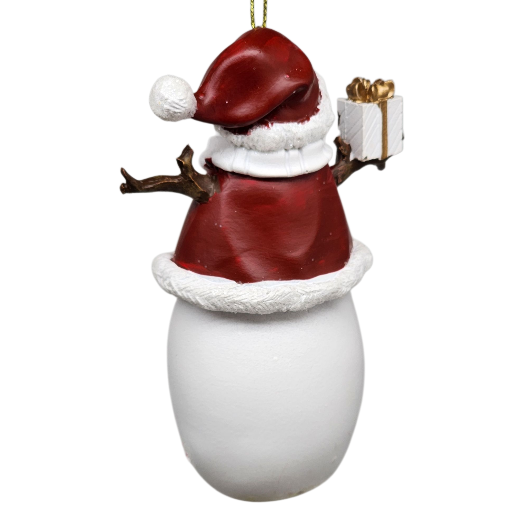 Berry Vine Snowman with Present