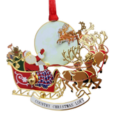 To All A Good Night Collectible Brass Ornament