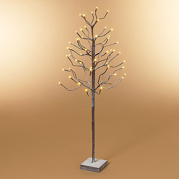4 Foot Snowy LED Tree - Warm White
