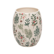 Christmas Holly Vase