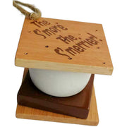 Wooden S'more Ornament