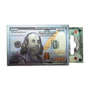 $100 Bill Playing Cards - Silver