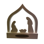 Nativity Candle Holder