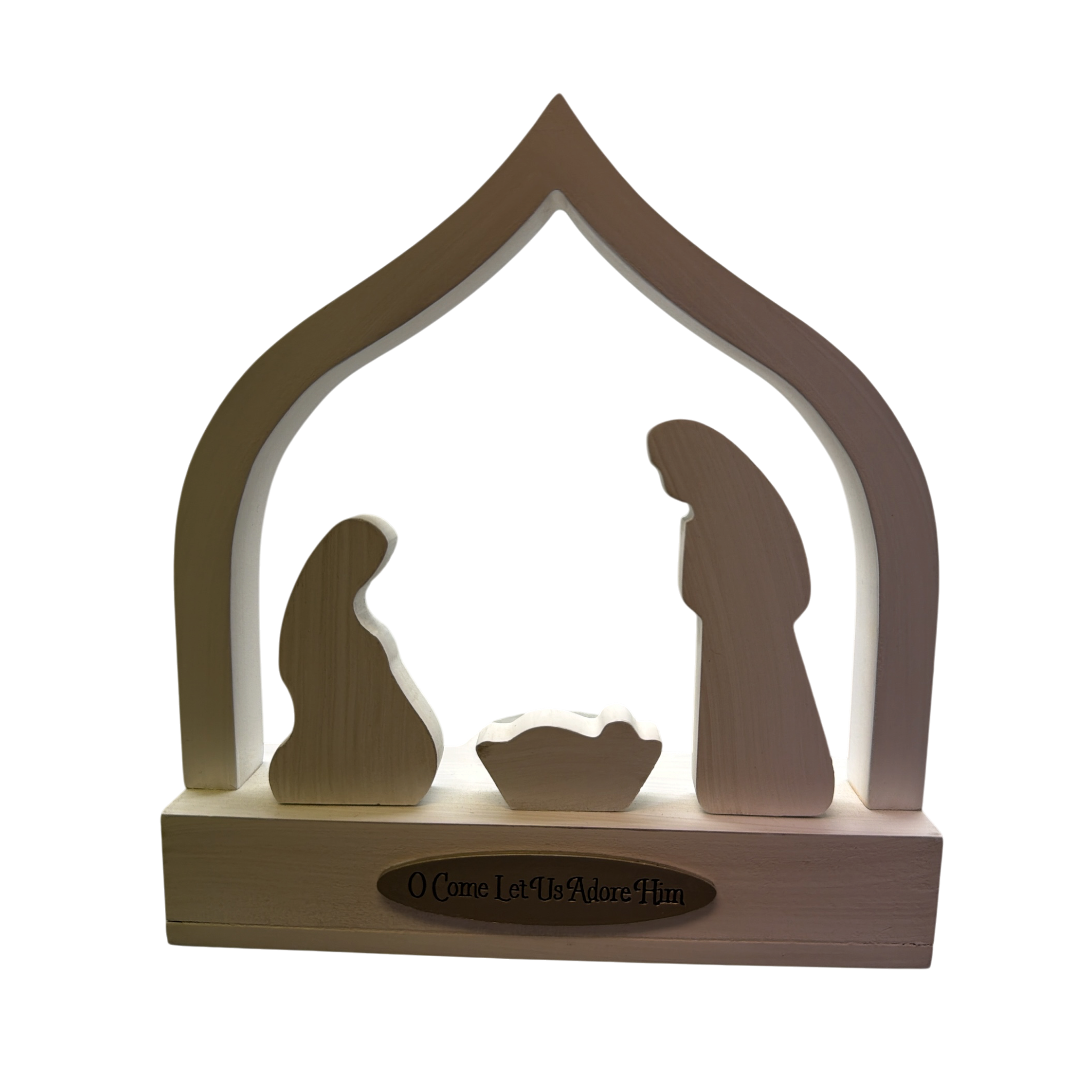 Nativity Candle Holder