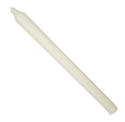 Rustic Taper Dinner Candle - 12 Inch Ivory