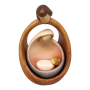 Modern Style Holy Family - Nesting Nativity - Color - 4.5 Inch