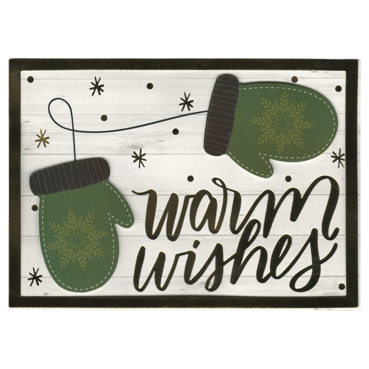 Mitten Warm Wishes Card