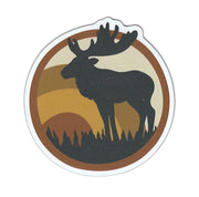 Small Flex Magnet - Sunset Moose