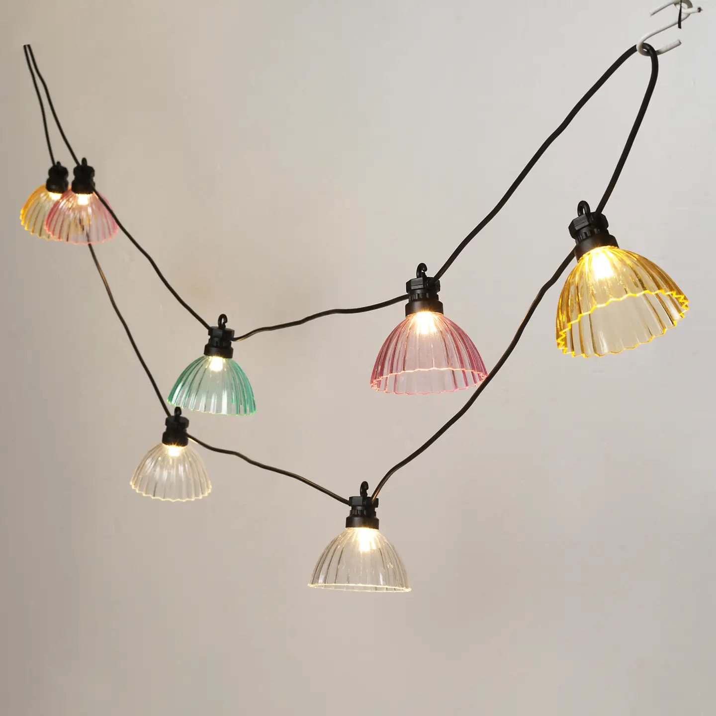 Retro Lampshade Patio String LIghts