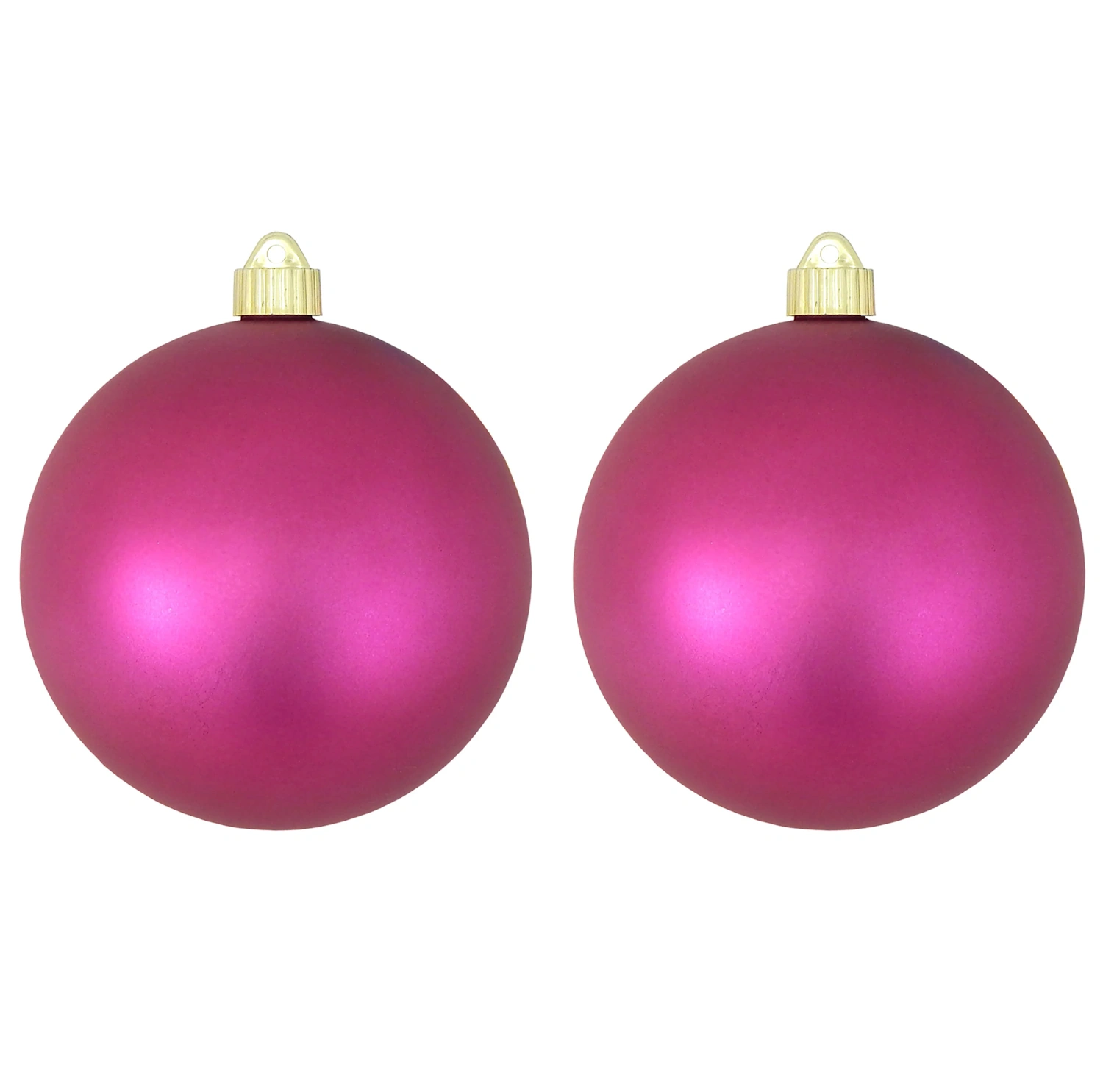 6" (150mm) Commercial Shatterproof Ball Ornament - 2 Piece Set - Glamour