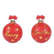 Christmas Welcome Landscape Ornament - Set of 2