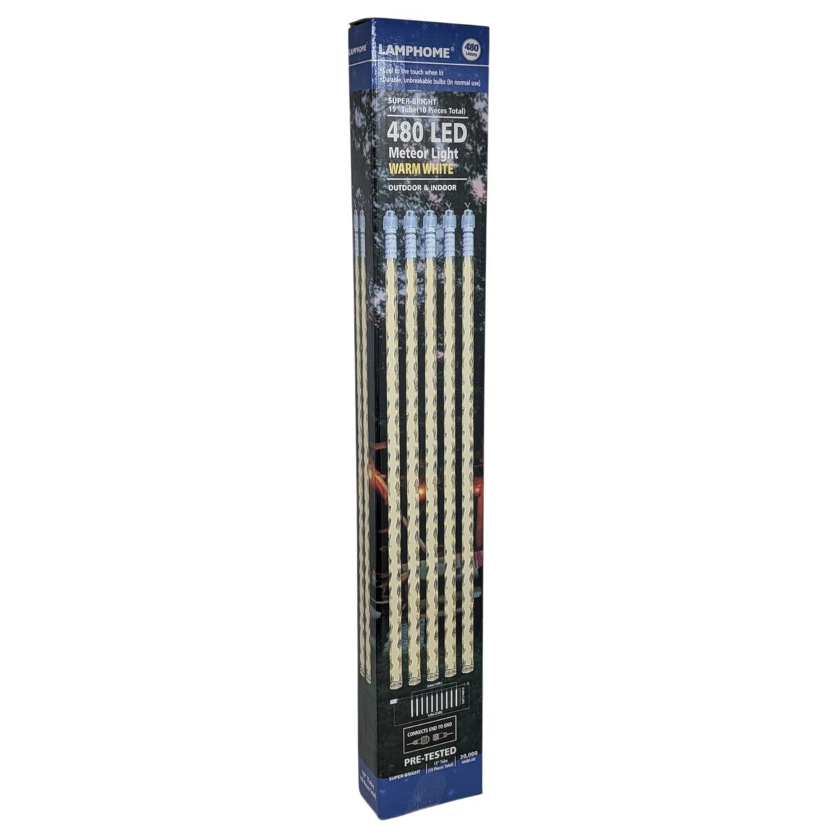 Meteor Lighting - 480 LED 10 Piece Set – Warm White