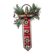 Doorknob Bell Sash - Red