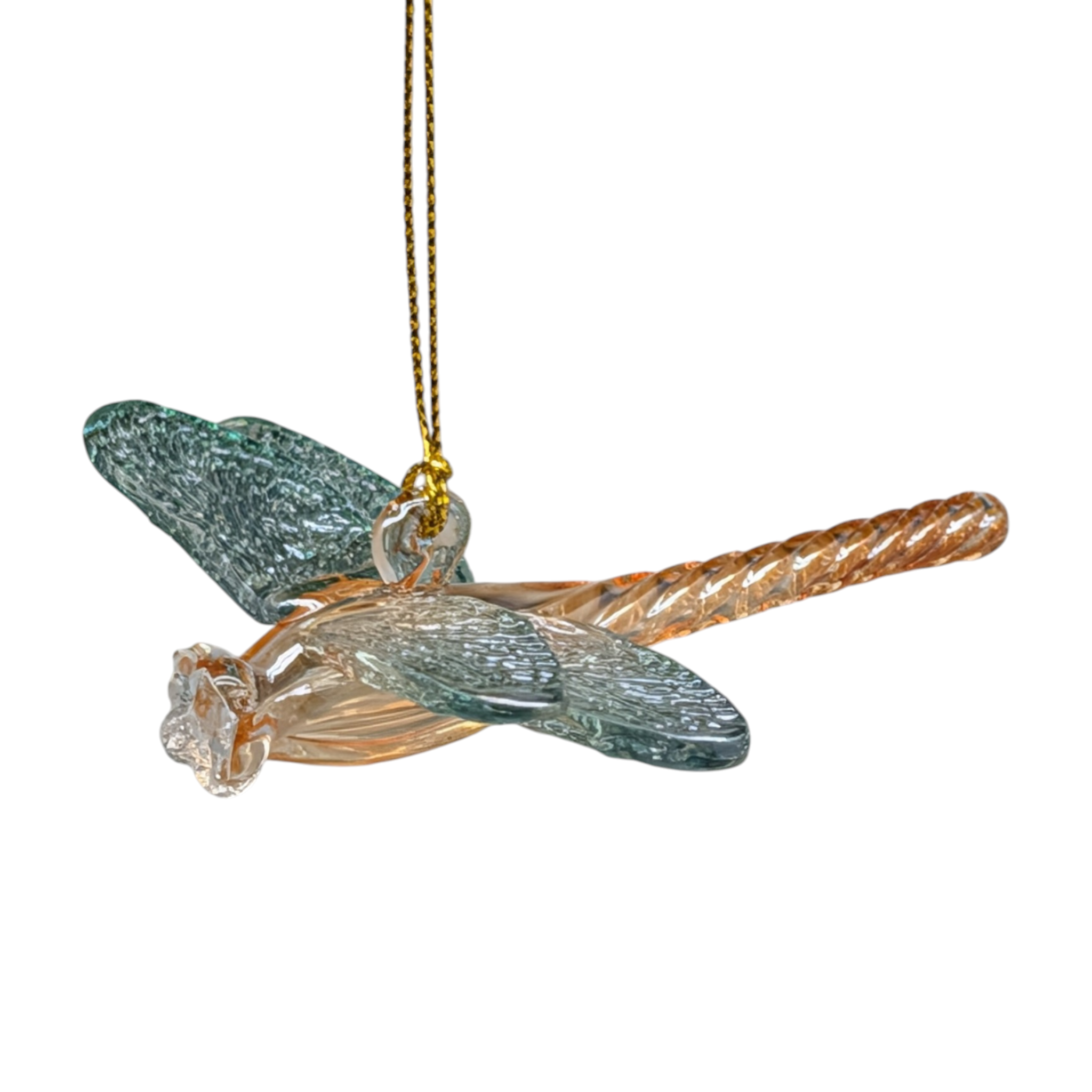 Egyptian Glass Dragon Fly - Green Wings