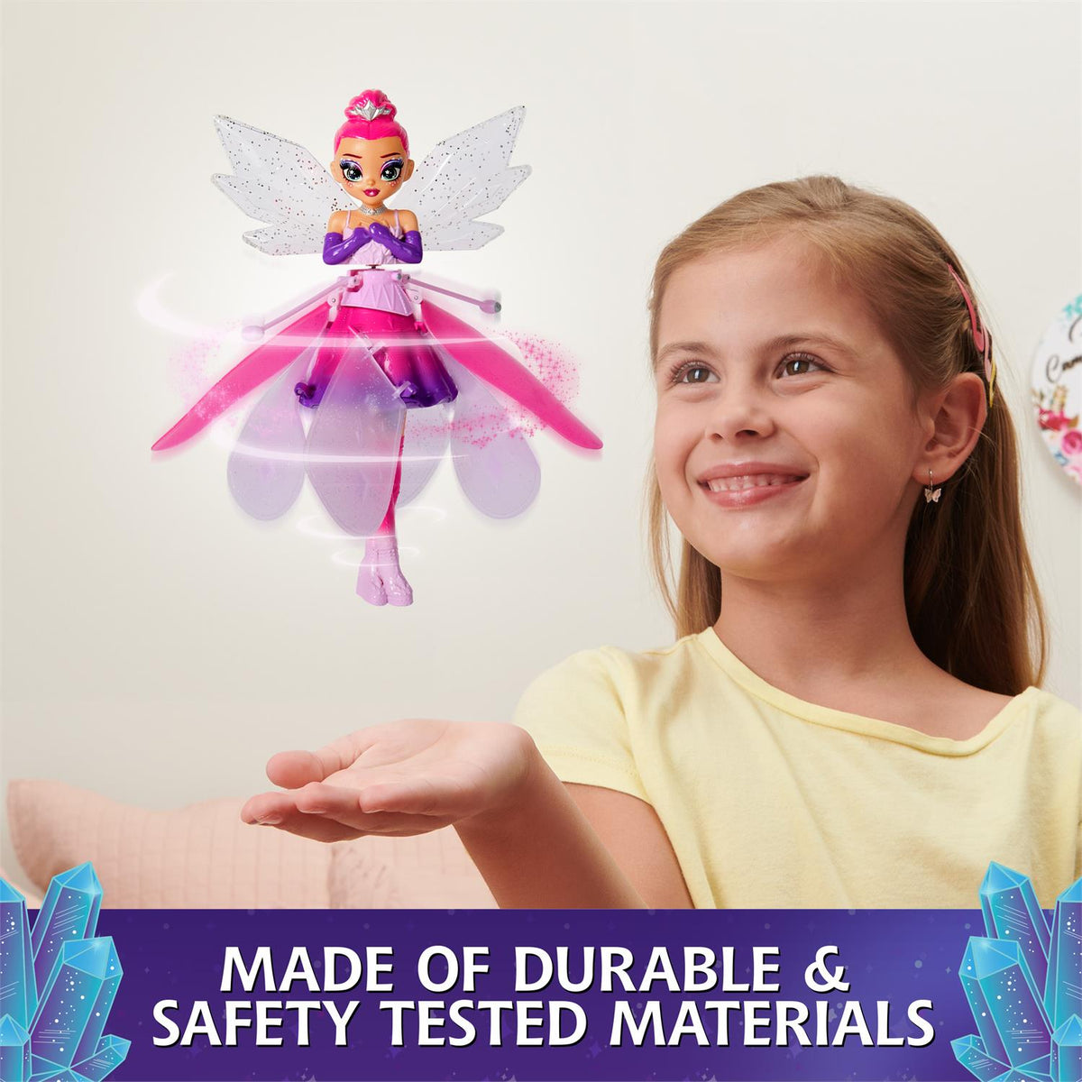 Crystal Flyers Magical  Flying Fairy With Crystal Wings