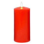 6 Inch LED Candle - Red