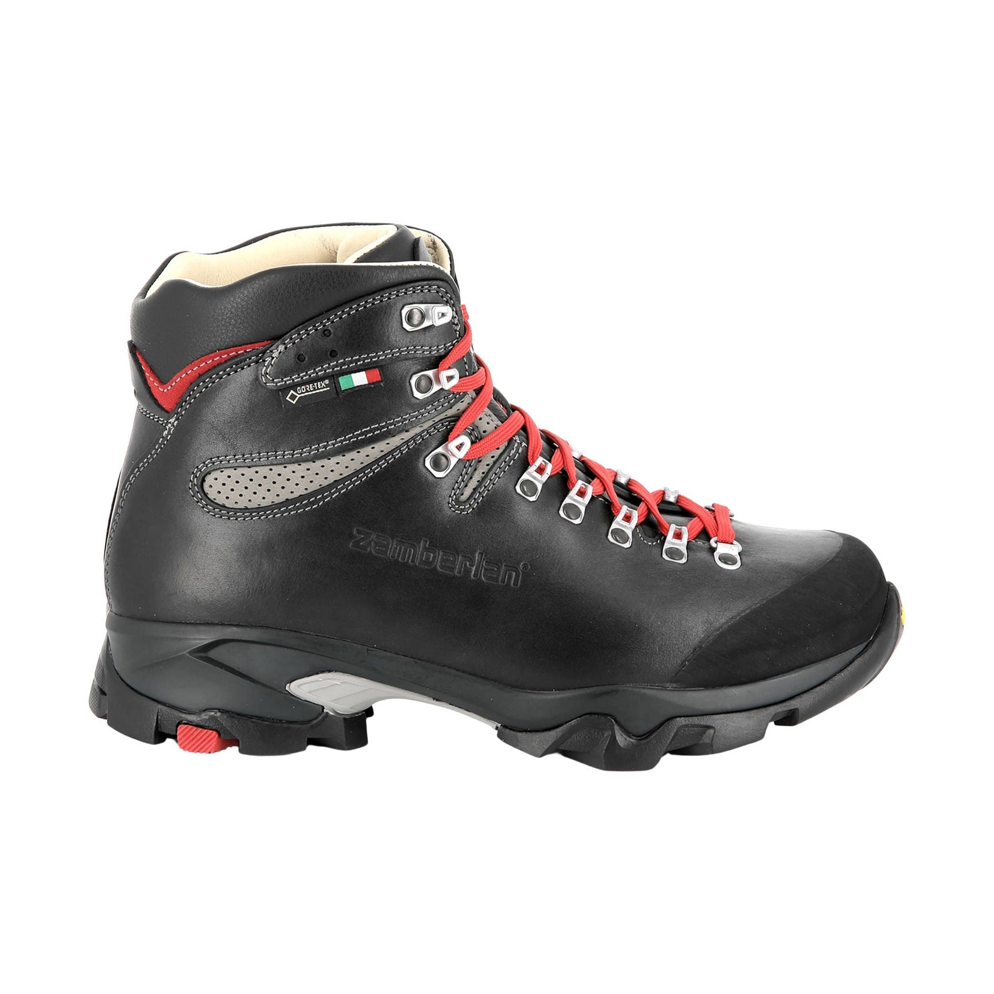 Zamberlan Men's Vioz Lux GTX RR Hiking Boots - Black Waxed by Lenny's Shoe & Apparel