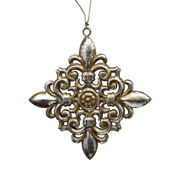 5.5 Inch Metal Ornament Filigree - Quad