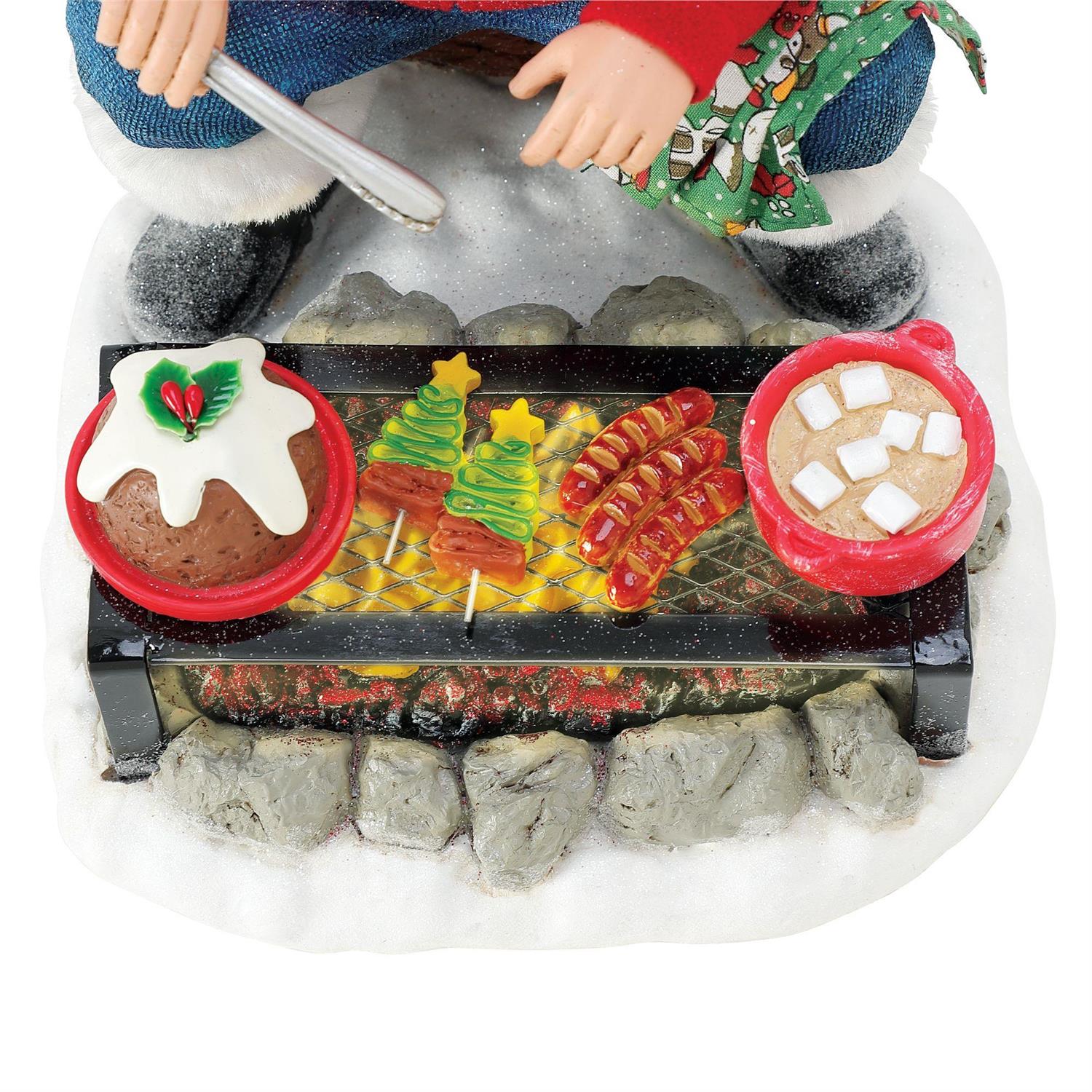 Grilled to Perfection - Santa Figurine