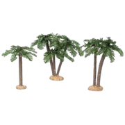 3 Piece Palm Tree Set for Nativity Scenes - 5 Inch Scale