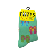 Flip Flop Crew Socks
