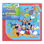 Play And Go Magnetic Puzzles, Mickey Mouse Club House 3-in-1 Set
