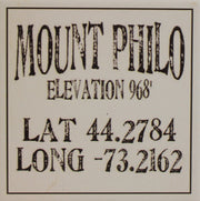 Local Towns Ceramic Coaster - Mt Philo