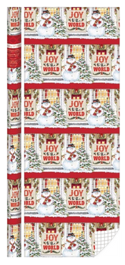Traditional Roll Wrap - 30" x 168" - Joy to the World
