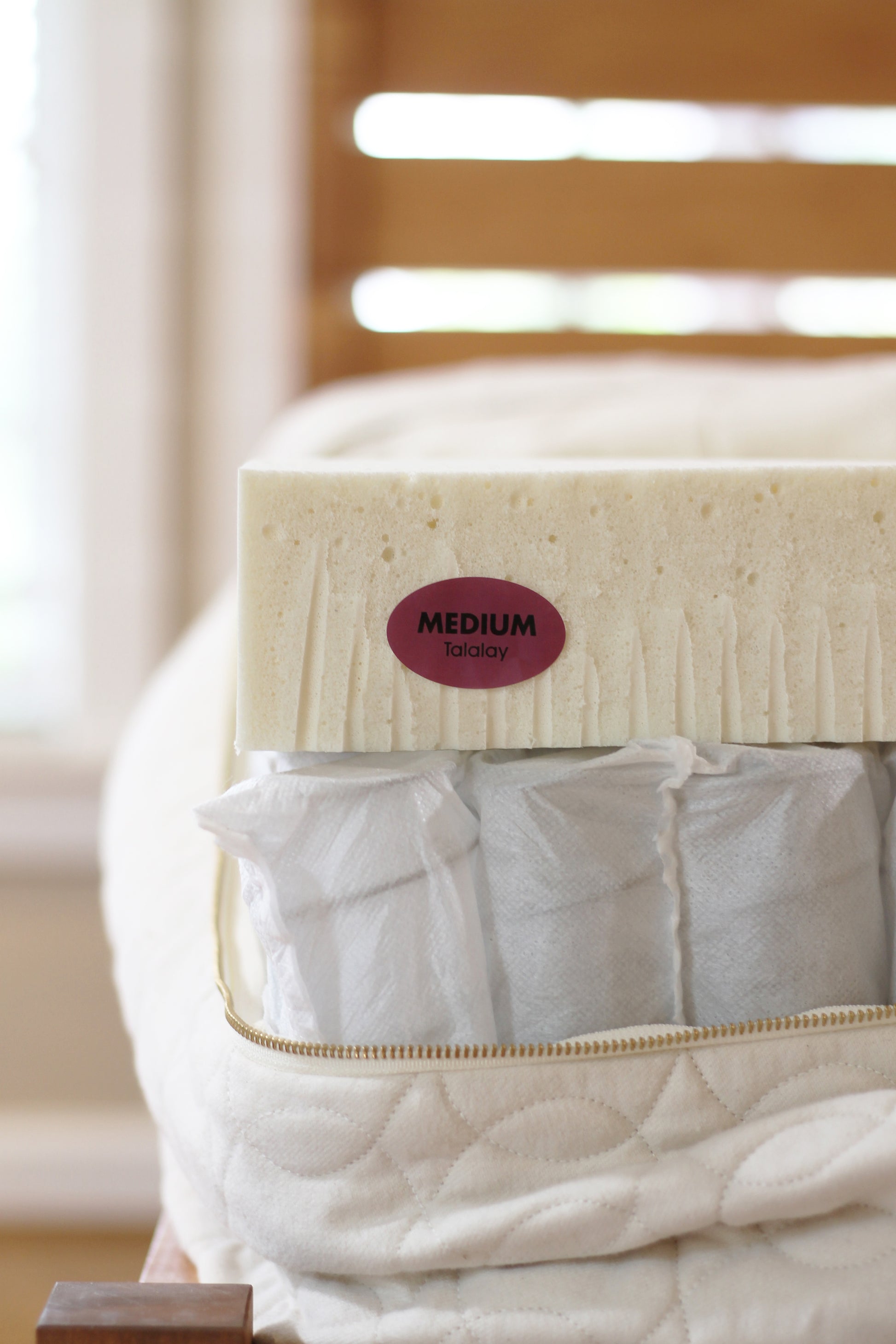 Interior of Savvy Rest Zenspring mattress