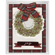 Handmade Greetings Boxed Cards - Joy Wreath