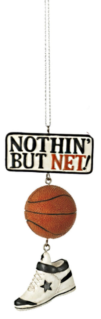 Sport Score Dangle Ornament - Basketball