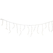 70-Light Warm White LED Icicle Light Set