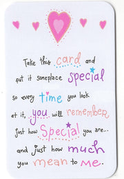 Wallet Card - How Special You Are