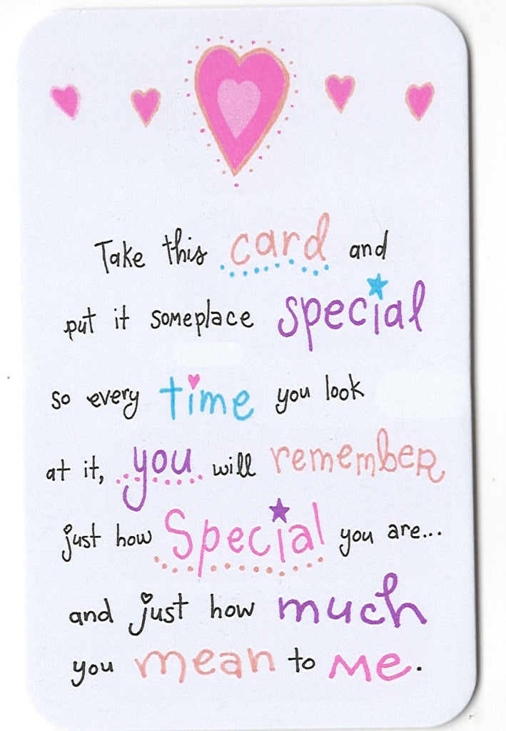 Wallet Card - How Special You Are