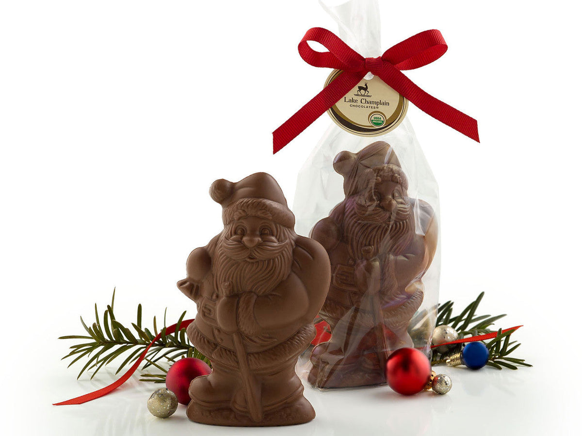 Organic Milk Chocolate Jolly Santa Claus